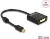 Picture of Adapteris miniDP 1.2 M > DVI F (24+5), 4K,  Active, Delock