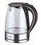 Attēls no Adler | Kettle | AD 1225 | Standard | 2000 W | 1.7 L | Glass | 360° rotational base | Stainless steel/Transparent