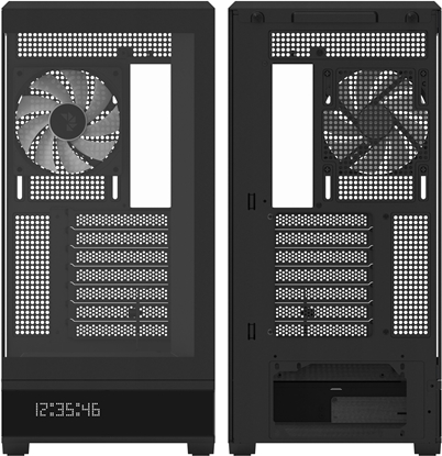 Attēls no Aerocool Geh Midi P500B-Digi Black ARGB  ACCS-P500B-DIGI-001
