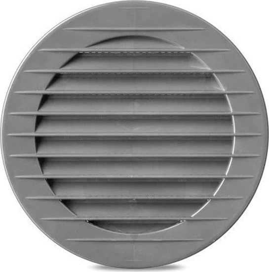 Picture of airRoxy Kratka wentylacyjna airRoxy 02-220 okrga z siatk fi 90 szary