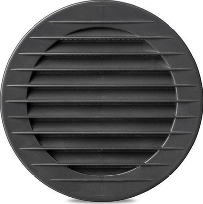 Picture of airRoxy Kratka wentylacyjna airRoxy 02-232 okrga z siatk fi 120 grafit