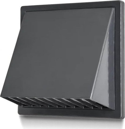 Picture of airRoxy Kratka wentylacyjna z okapem airRoxy fi 80-150 grafit