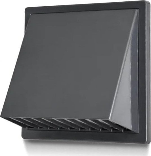 Picture of airRoxy Kratka wentylacyjna z okapem airRoxy fi 80-150 grafit