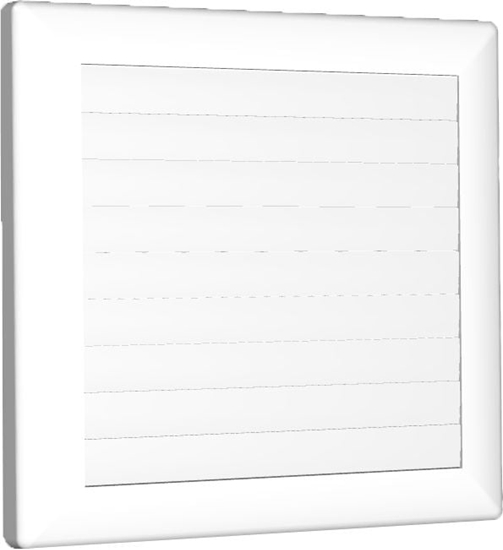 Picture of airRoxy Kratka wentylacyjna zamykana FI 150 biaa 170x170mm AirRoxy 1379