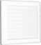 Picture of airRoxy Kratka wentylacyjna zamykana FI 150 biaa 170x170mm AirRoxy 1379