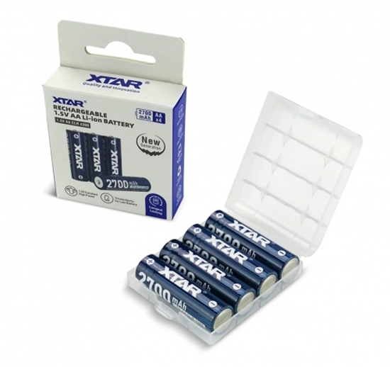 Picture of Akumulators AA R6 2700mAh 1.5V XTAR Li-ion box iepakojumā 4gb. CLR4300