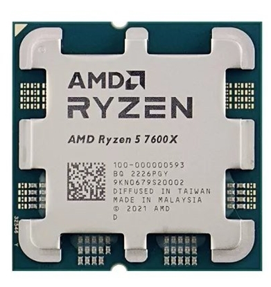 Attēls no AMD Ryzen 5 7600X CPU 4,7GHz / 32MB L3 / AM5 / Tray