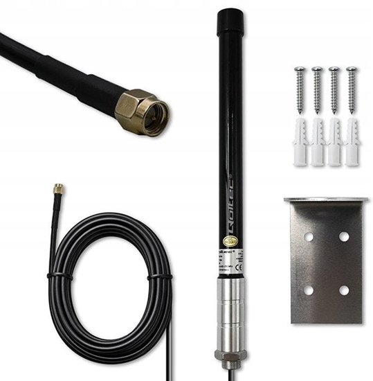 Picture of Antena 4G LTE | 15dBi | dookólna | zewnętrzna | SMA | włókno szklane 