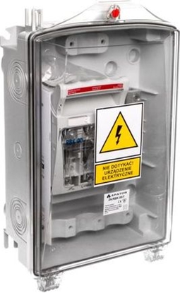 Attēls no Apator Skrzynka przyczeniowa ZK RBK 00/T /szyna PEN + V-zaciski/ pransparentna 63-811656-131