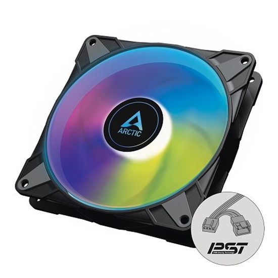 Picture of ARCTIC P14 PWM PST A-RGB 0dB - Semi-Passive 140 mm Fan with Digital A-RGB