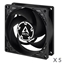 Attēls no Arctic P8 Fans 3-pin / 80mm / 5pcs.