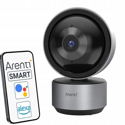 Attēls no Arenti Indoor 5MP/2.5K 5G Wi-Fi Pan Tilt Zoom Privacy Cam