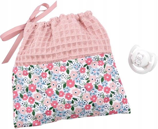 Изображение Arias realistyczna laleczka dziewczynka 30 cm z smoczkiem róowa czapeczka kpielowa