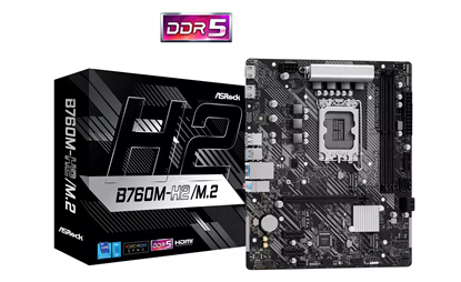 Attēls no Asrock B760M-H2 M.2 Motherboard Micro-ATX / Intel B760 / LGA1700 / DDR4 / M.2