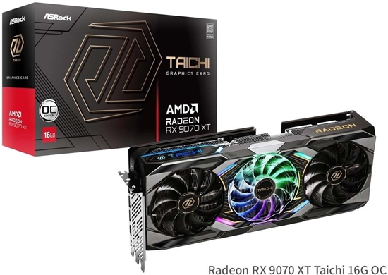 Picture of ASRock RX9070XT TCW 16GO 16GB DDR6 HDMI/3xDP