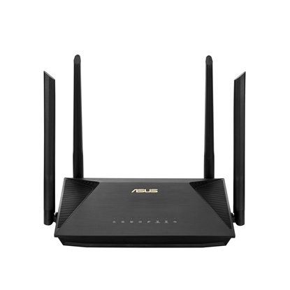 Attēls no ASUS RT-AX53U wireless router Gigabit Ethernet Dual-band (2.4 GHz / 5 GHz) Black