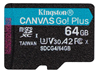 Picture of Atmiņas karte Kingston  Canvas Go Plus G4 MicroSDXC 64GB