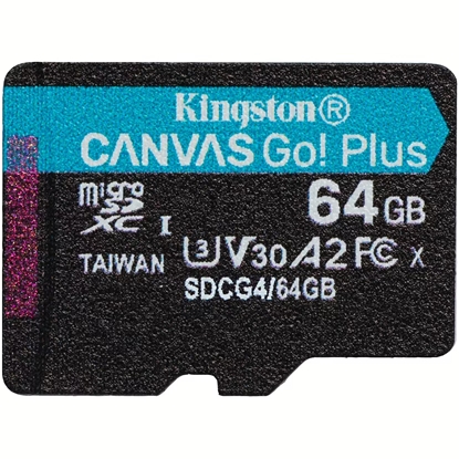 Picture of Atmiņas karte Kingston microSD Canvas Go Plus Gen4 64GB