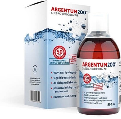 Picture of AURA HERBALS_Argentum 200 tonik do twarzy 200PPM Srebro Koloidalne 500ml