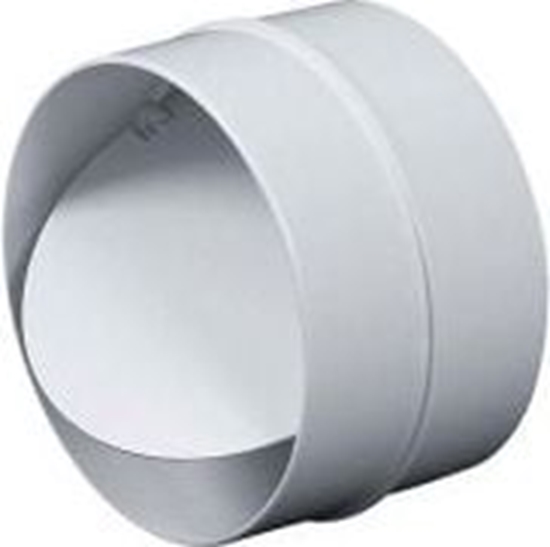 Picture of AWENTA cznik kanau okrgego z zaworem zwrotnym 100mm biay (KO100-22)