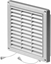 Picture of AWENTA Kratka wentylacyjna biaa z aluzj i siatk 130 x 130mm rednica 100mm (T55)