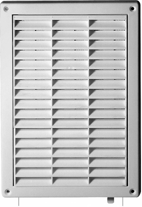 Picture of AWENTA Kratka wentylacyjna biaa z aluzj i siatka 128 x 197mm (T59)