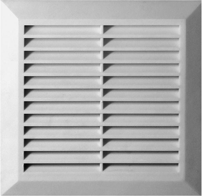 Attēls no AWENTA Kratka wentylacyjna biaa z siatk 137 x 137mm (T40)