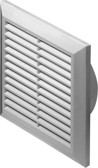 Picture of AWENTA Kratka wentylacyjna biaa z siatk i kokami 137 x 137mm rednica 100mm (T61)