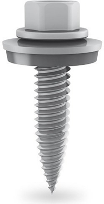 Picture of Azo Wkrt samowierccy 6x25mm ze stali nierdzewnej su EPDM do mocowania paneli PV 100vnt.