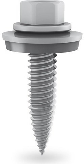 Picture of Azo Wkrt samowierccy 6x25mm ze stali nierdzewnej su EPDM do mocowania paneli PV 100vnt.