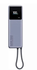 Picture of Ārēja baterija Xiaomi 10000mAh Silver ar integrētu USB-C  vadu