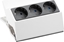 Изображение Bachmann PEGGY Clip-on socket strip 3x earthing contact, white, 3 m
