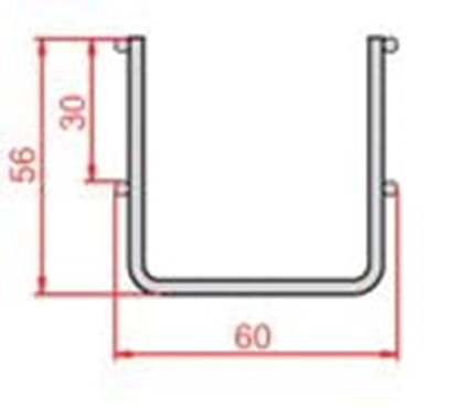 Attēls no Baks Korytko siatkowe KDS/KDSO60H60/3 60x3000mm (970106)