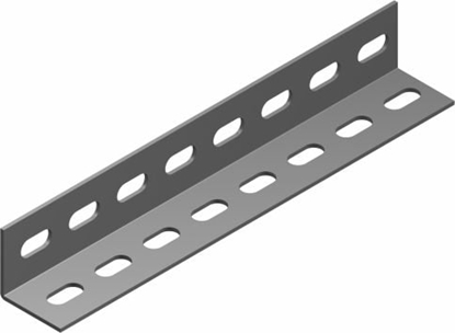 Attēls no Baks Ktownik cynkowany perforowany 25x25mm 2m 1,2mm KTD25H25/2 (620120)