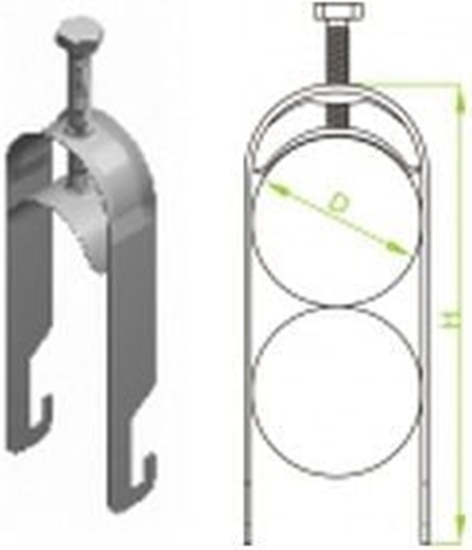 Picture of Baks Uchwyt kablowy UKZ2/28-34 (401800)