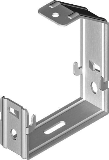 Изображение Baks Wieszak sufitowy WSKS100 100mm stal cynkowa - 903600