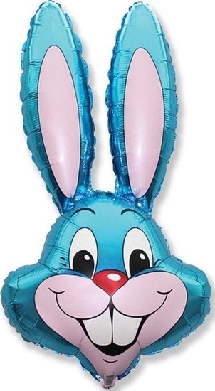 Picture of Balon foliowy Rabbit niebieski 90x58cm