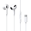Изображение Baseus Baseus encok c17 in-ear wired headphones with usb type c microphone white (NGCR010002)