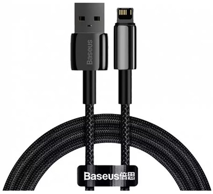 Attēls no Baseus CALWJ-01 Tungsten Gold USB - Lightning Cable 1m