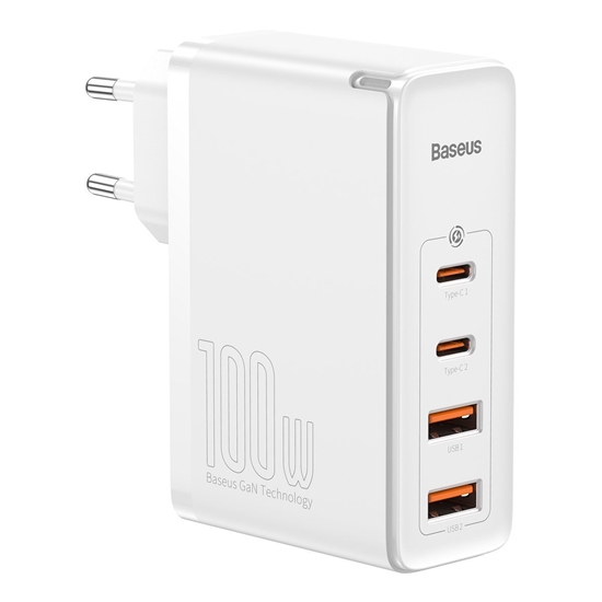 Picture of Baseus GaN2 Pro Quick Travel Charger 2x USB / 2x USB-C 100W