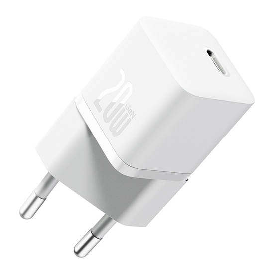 Picture of Baseus GaN5 Mini Fast Charger 1C 20W EU White