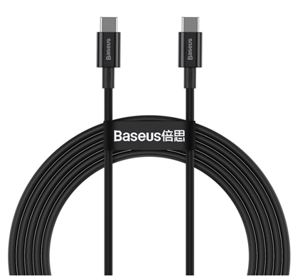 Attēls no Baseus Superior Series USB-C 100W Cable 2m
