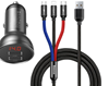 Picture of Baseus TZCCBX-0G 24W Car Charger with 3in1 Multi-Charging Cable