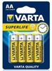 Picture of Baterija Varta AA SuperLife Zinc Carbon 4 Pack