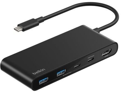 Picture of Belkin CONNECT USB-C 7-in-1 mit Dual USB-C Ports,schw.AVC023hqBK
