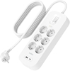Picture of Belkin Surge Socket 6-fold + USB-A+C,650J,18W,2m SRB002vf2MV2
