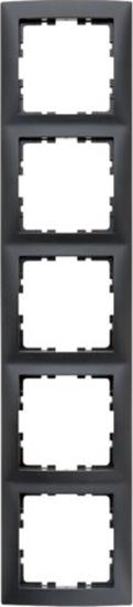 Picture of Berker Ramka piciokrotna Antracyt antracyt mat (5310158996)