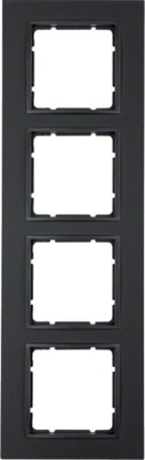 Attēls no Berker Ramka poczwórna B.7 antracyt mat (10146626)
