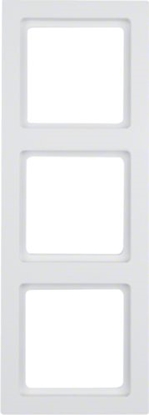 Picture of Berker Ramka potrójna Q.3 biay aksamit (10136099)