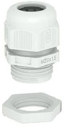 Attēls no Bettermann Dawik kablowy z przeciwnakrtk PG11 PA jasnoszary RAL 7035 V-TEC PG11+ LGR (2024659)